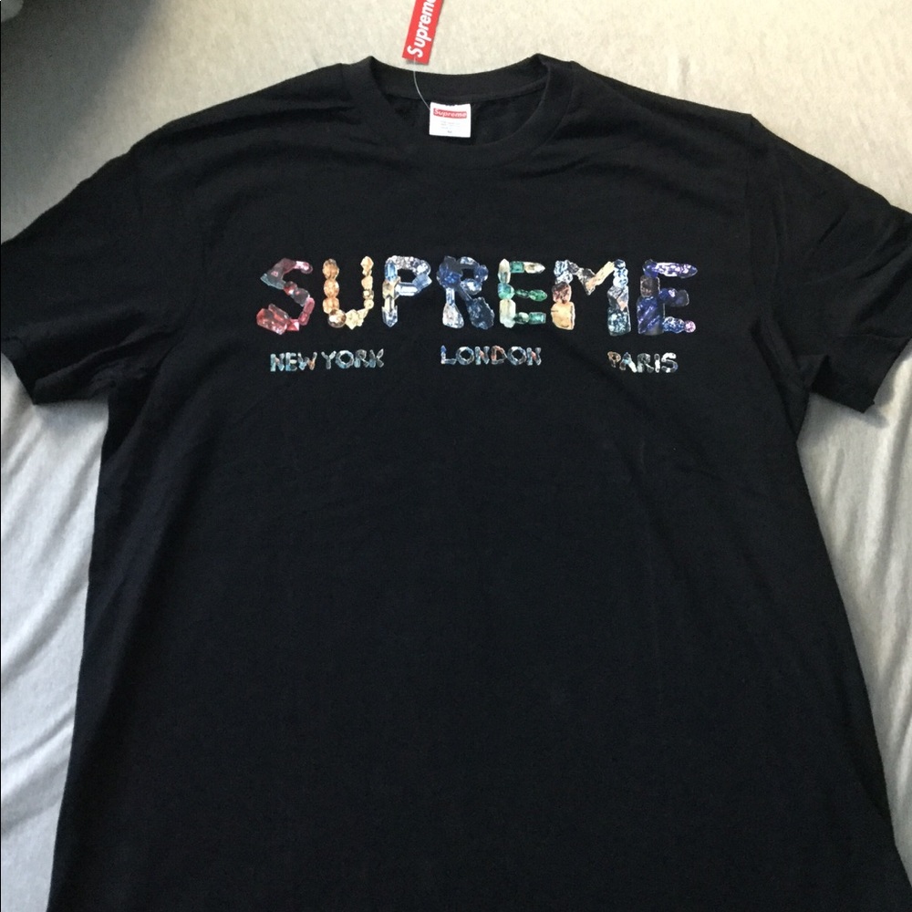 ❌SOLD❌Supreme Rocks Tee Black